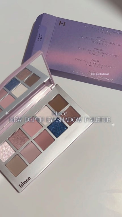 ニューデップスアイシャドウパレット/hince/アイシャドウパレットの人気ショート動画