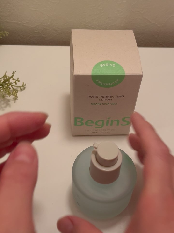 Pore Perfecting Serum/BeginS by JUNGSAEMMOOL/美容液を使ったクチコミ（2枚目）