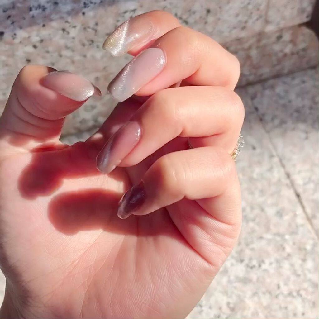 マグネットジェル/NAILTOWN/ジェルネイルを使ったクチコミ（3枚目）