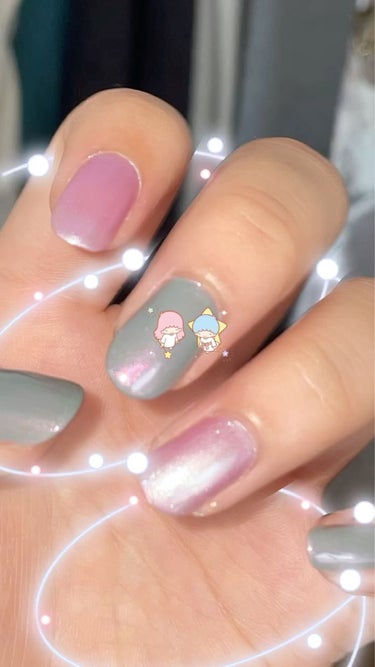 キキララネイル💅✨
 #今月のコスメ購入レポ  #動画でスウォッチ 