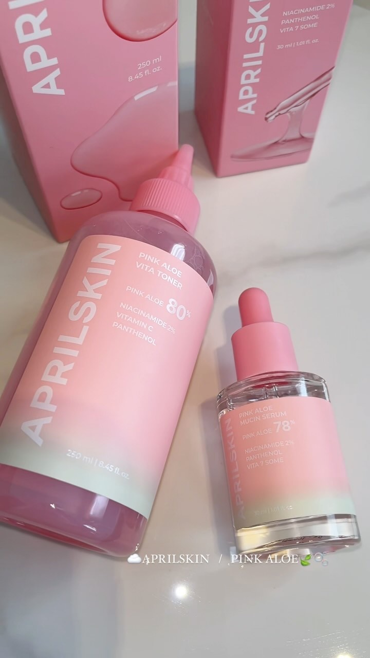 ピンクアロエビタトナー/APRILSKIN/化粧水を使ったクチコミ（1枚目）