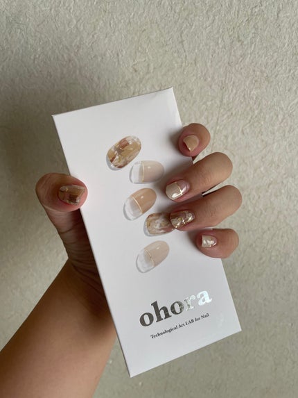 セミキュアジェルネイル(ハンド)/ohora/ネイルシールの人気ショート動画