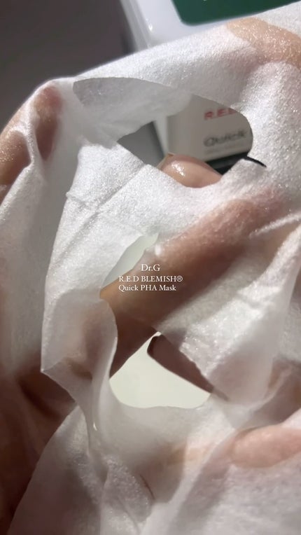 レッドブレミッシュクイックPHAシートマスク/Dr.G/シートマスク・パックの人気ショート動画
