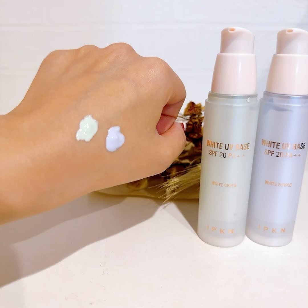 ホワイト ユーブイベース #2.WHITE PURPLE/IPKN/化粧下地を使ったクチコミ（2枚目）