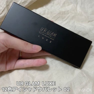 UR GLAM LUXE　12 COLORS EYESHADOW PALLET/U R GLAM/アイシャドウパレットを使ったクチコミ（2枚目）