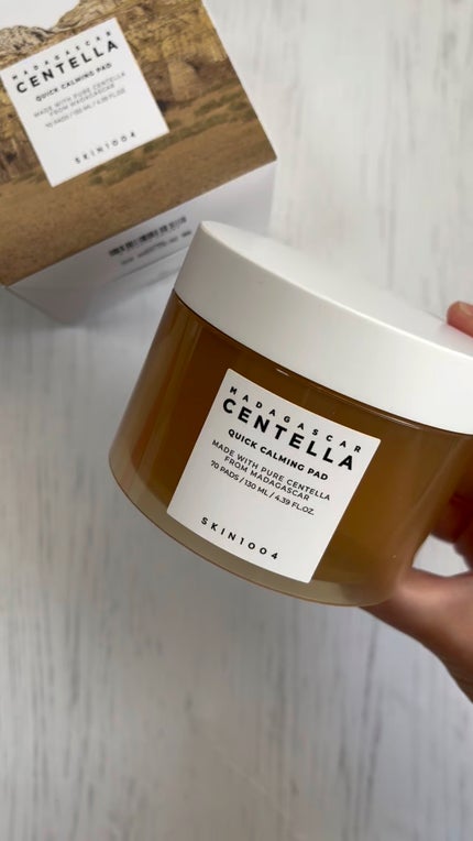 センテラ クイックカーミングパッド/SKIN1004/トナーパッドの人気ショート動画