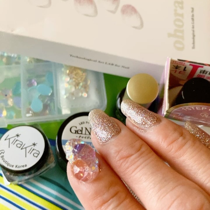 クレイジェル/セリア/ジェルネイルを使ったクチコミ（3枚目）