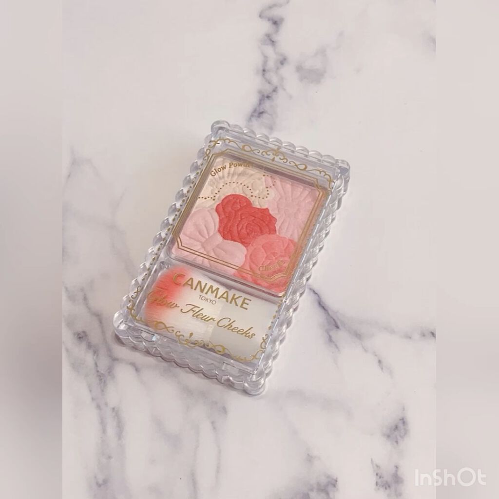 グロウフルールチークス/キャンメイク/パウダーチークの動画クチコミ5つ目