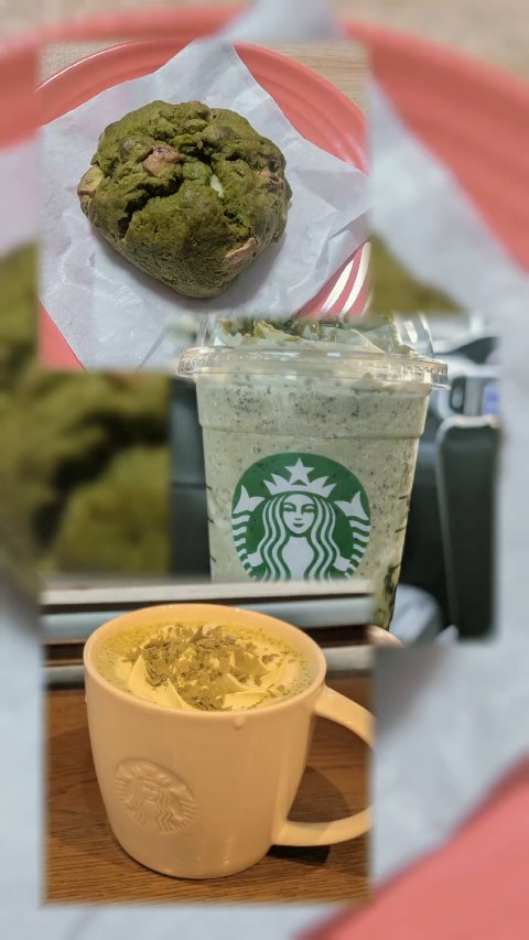 📍Starbucks 📍スターバックス

スタバ福袋に入っていた
ドリンク700円のチケットで
#玉露抹茶ラテ 
#玉露抹茶フラペチーノ
フードメニュー100円引きのチケットで
#玉露抹茶スコーン を購入して
ティータイム👉🏻👈�