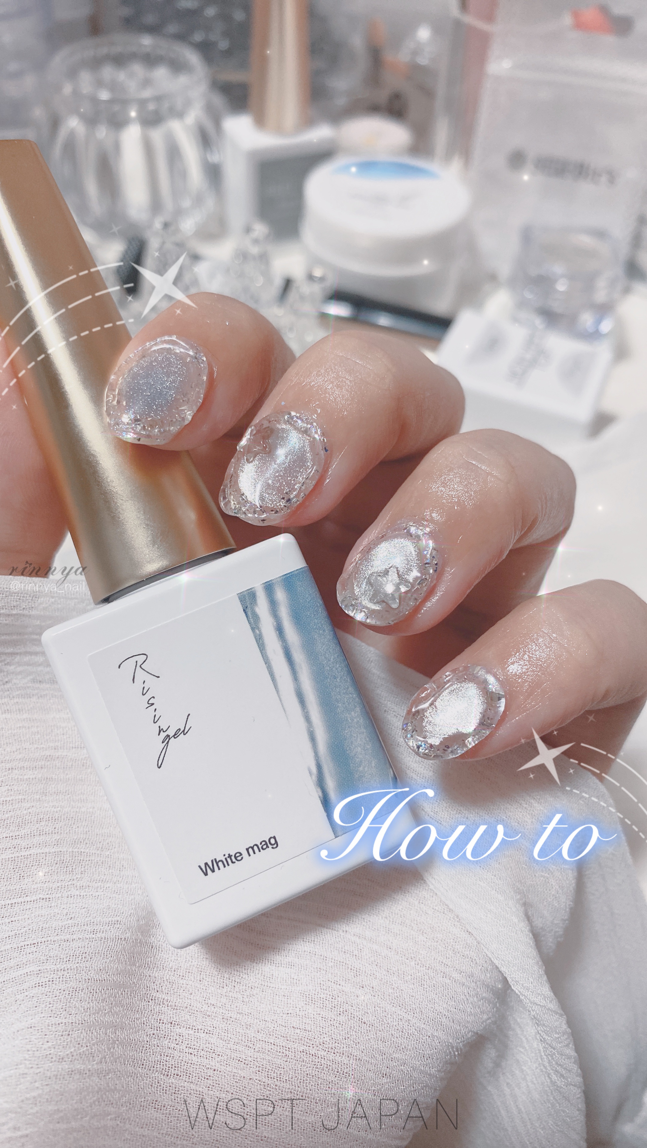 試してみた】クリスタルストーン 星形 背面フラット WSPT JAPANの