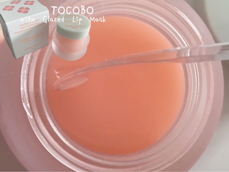 ビタグレーズドリップマスク/TOCOBO/リップマスクを使ったクチコミ（2枚目）
