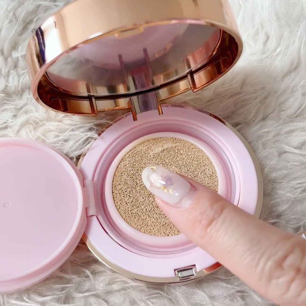 ピンクティーツリーカバークッション/APLIN/クッションファンデーションを使ったクチコミ（3枚目）