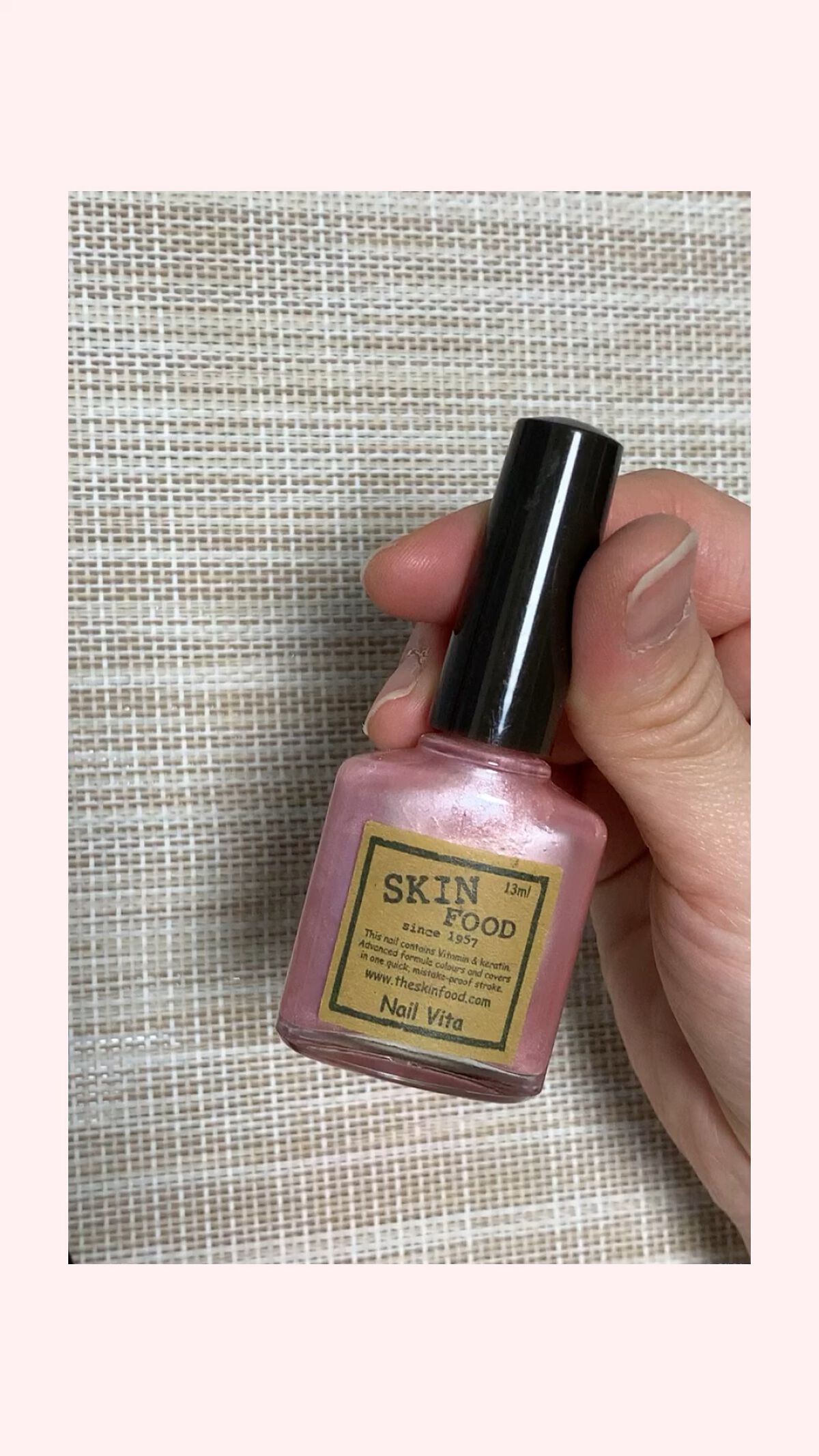 ネイルビタ アルファ/SKINFOOD/マニキュアの動画クチコミ1つ目