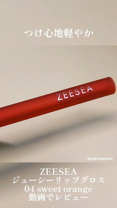 ZEESEA 「0」重力　軽いリキッド #ルージュ/ZEESEA/リップグロスを使ったクチコミ（1枚目）