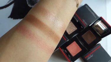 ポップ パウダージェル アイシャドウ 14 Kura-Kura Coral/SHISEIDO/パウダーアイシャドウを使ったクチコミ（3枚目）