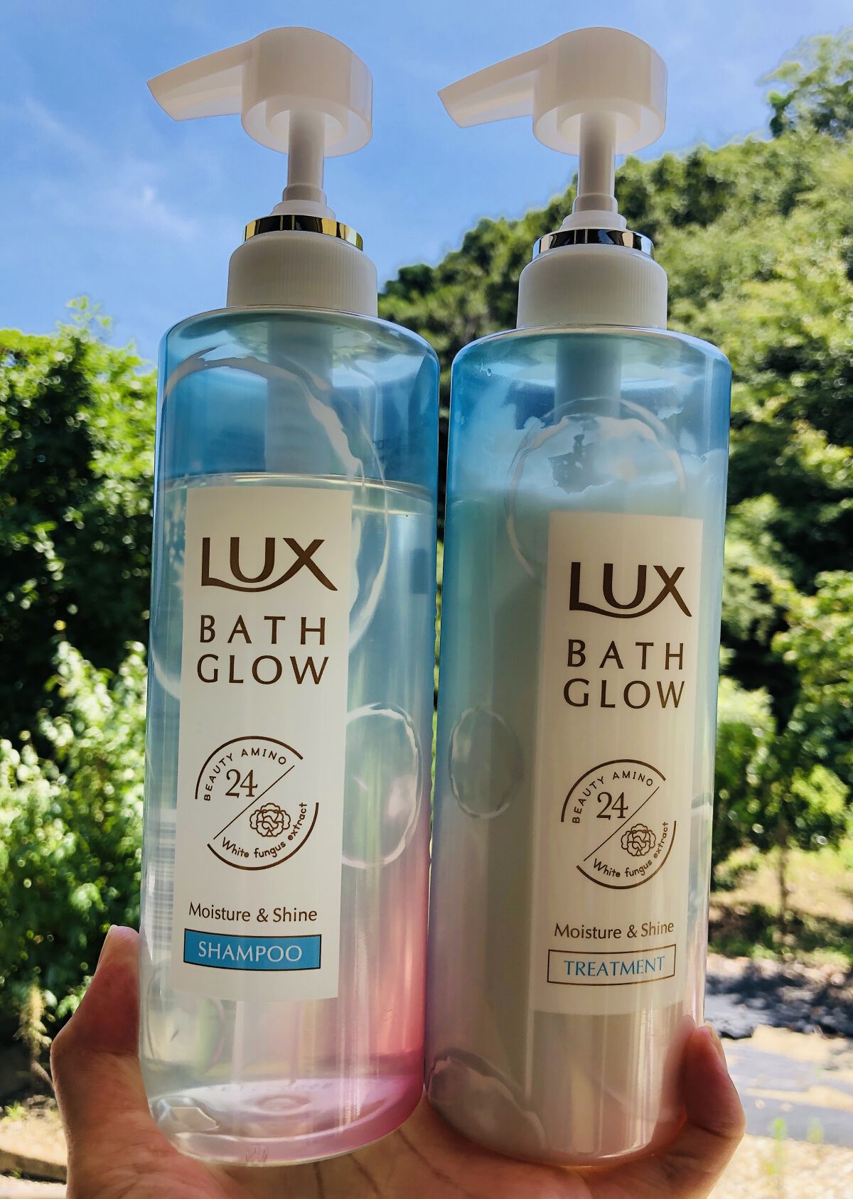 バスグロウ モイスチャー&シャイン シャンプー／トリートメント/LUX/市販シャンプーの動画クチコミ4つ目