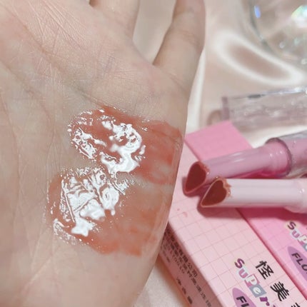 フロレット メルティーハート スティックグロス/FLORTTE/口紅を使ったクチコミ(8枚目)