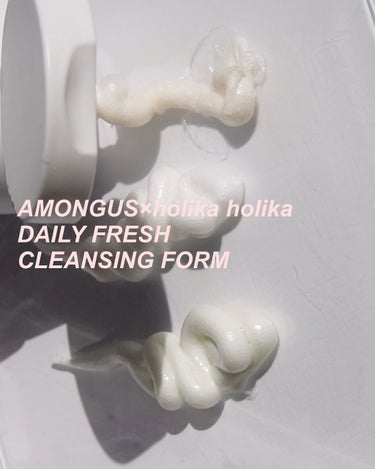 DAILY FRESH CLEANSING FORM/HOLIKA HOLIKA/洗顔フォームを使ったクチコミ（1枚目）