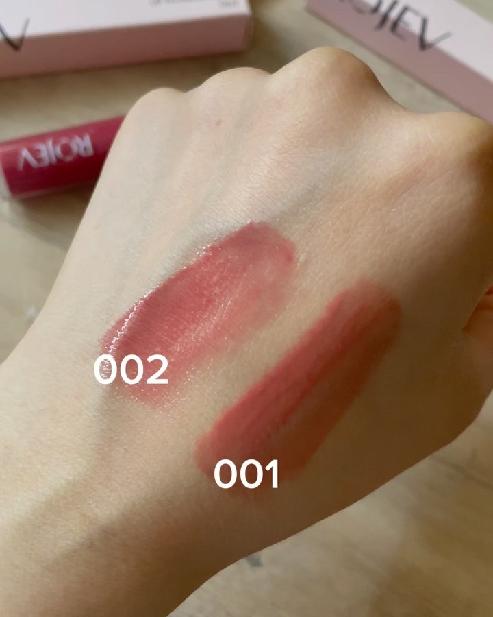 LIP PLUMPER GLAZE TINT/ROJEV/口紅を使ったクチコミ（3枚目）