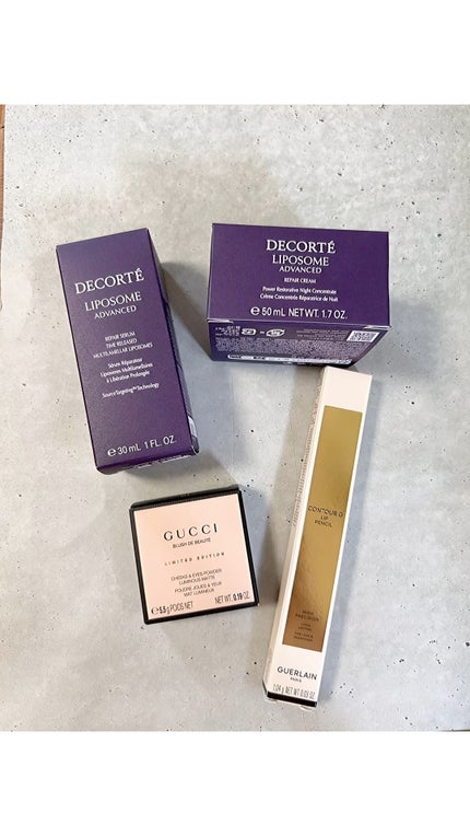 GUCCI beauty グッチ ブラッシュ ドゥ ボーテ チーク アンド アイのクチコミ「今週の購入品!
DECORTÉ リポソーム アドバンスト リペアセラム 30ml
¥12,6.....」(1枚目)