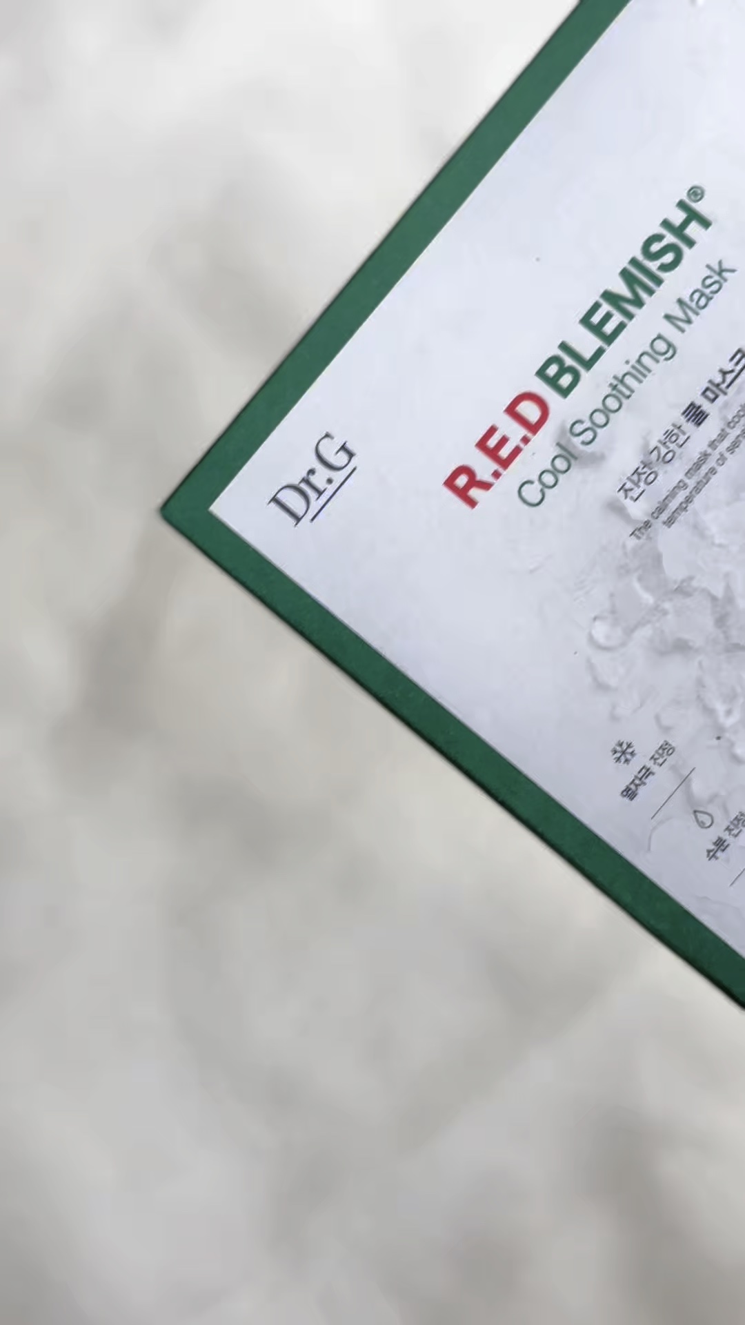 レッドブレミッシュ クールスージングマスク/Dr.G/シートマスク・パックの人気ショート動画