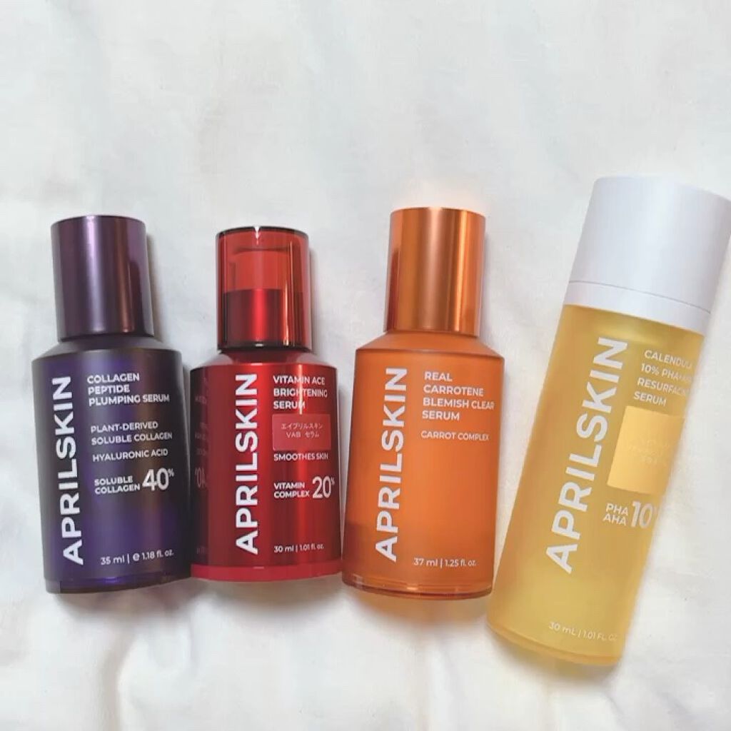 リアルカレンデュラ10%PHA+AHAセラム/APRILSKIN/美容液の動画クチコミ2つ目