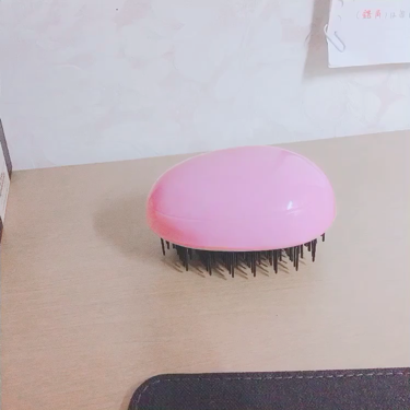 立体ブラシ(たまご型)/DAISO/ヘアブラシの動画クチコミ2つ目