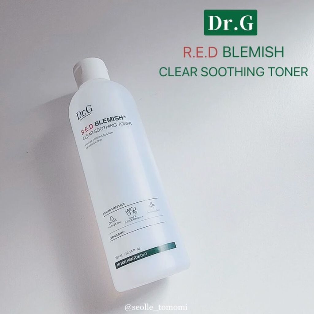 レッドブレミッシュ クリアスージングトナー/Dr.G/化粧水を使ったクチコミ（2枚目）