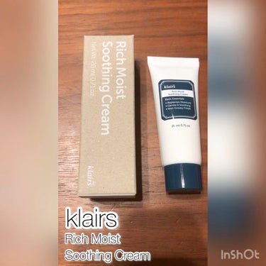 リッチモイストスージングクリーム(80ml)/Klairs/フェイスクリームを使ったクチコミ（1枚目）