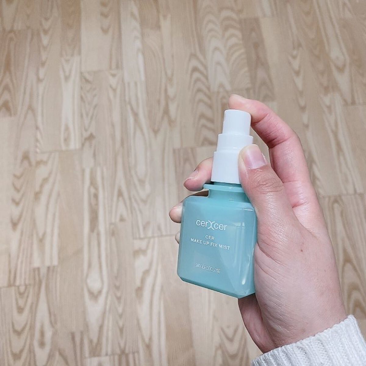 メイクアップフィックスミスト/cerXcer/フィックスミストを使ったクチコミ（3枚目）