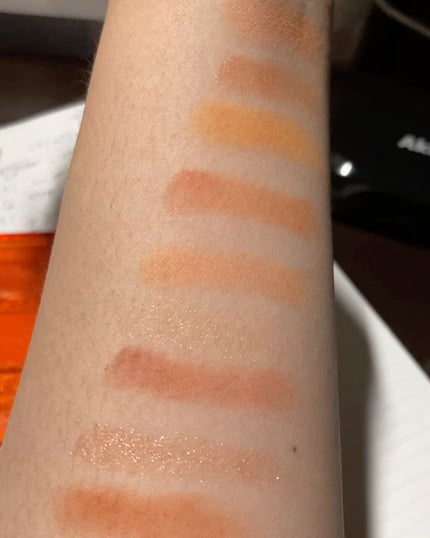 ジューシーオレンジパレット/innisfree/アイシャドウパレットを使ったクチコミ(5枚目)