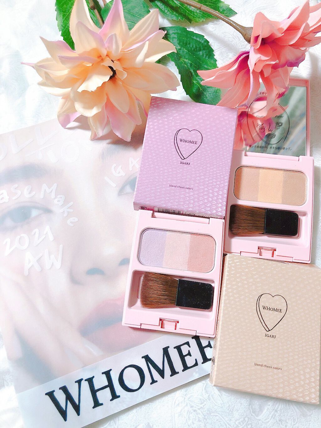 ブレンドチークカラー/WHOMEE/パウダーチークの動画クチコミ4つ目