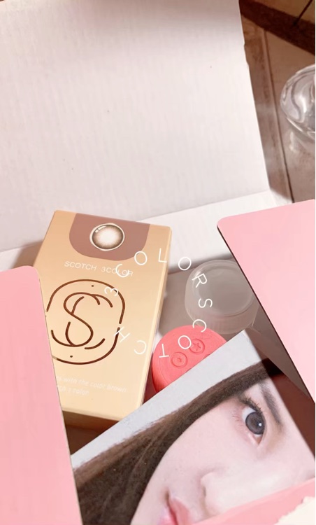 SCOTCH 3COLOR/THEPIEL/１ヶ月（１MONTH）カラコンを使ったクチコミ（1枚目）