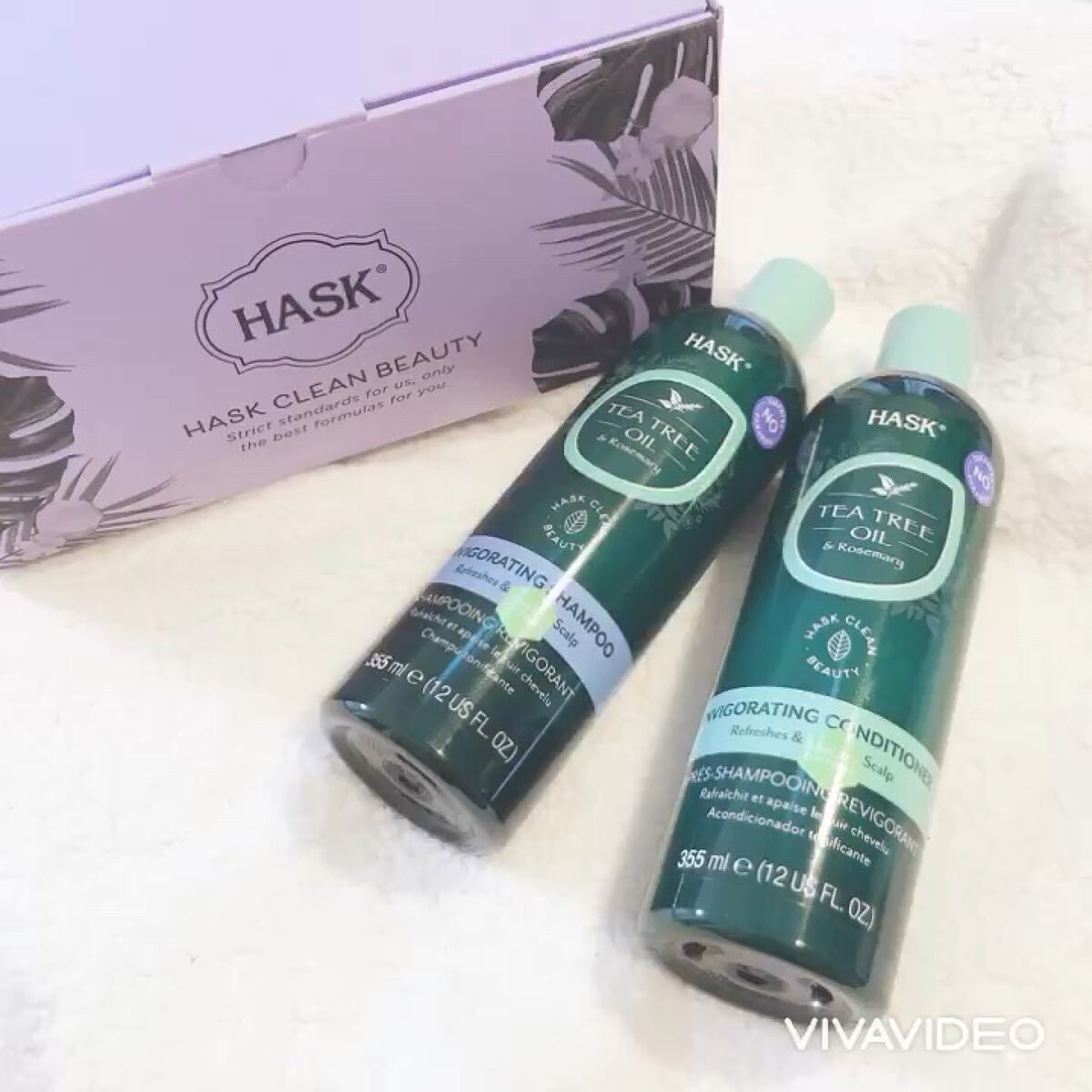 ティーツリーオイル＆ローズマリースカルプシャンプー/HASK/サロンシャンプーを使ったクチコミ（1枚目）