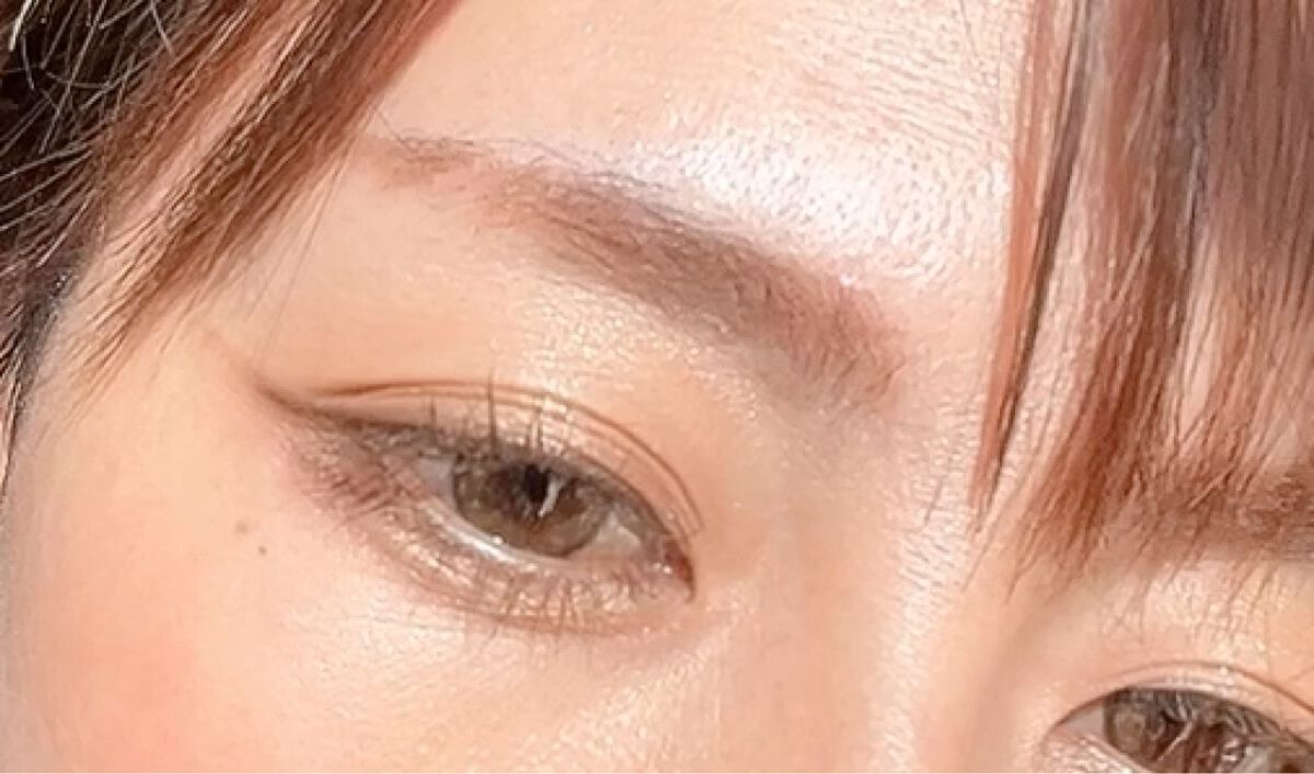 ジェルアイライナー/CEZANNE/ジェルアイライナーを使ったクチコミ（2枚目）