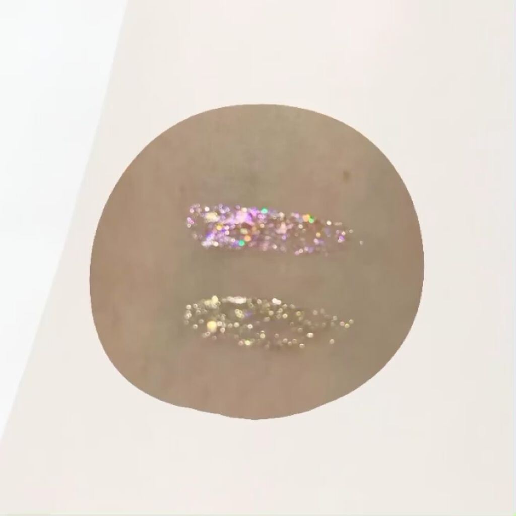 リキッド グリッター シャドウ/rom&nd/グリッターを使ったクチコミ（3枚目）