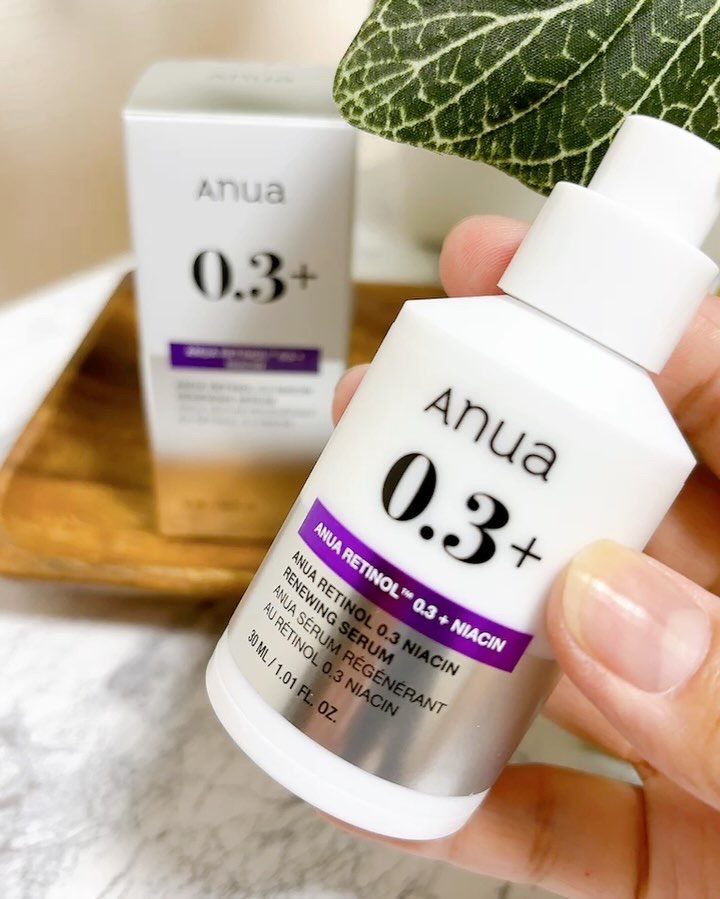 レチノール0.3 ナイアシンリニューイングセラム/Anua/美容液を使ったクチコミ（3枚目）