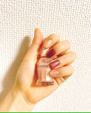 オパールルックコート/デュカート/オールインワンネイルを使ったクチコミ（2枚目）