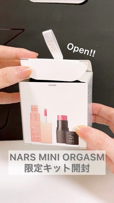 ミニオーガズム ブラッシュデュオ/NARS/メイクアップキットを使ったクチコミ（1枚目）