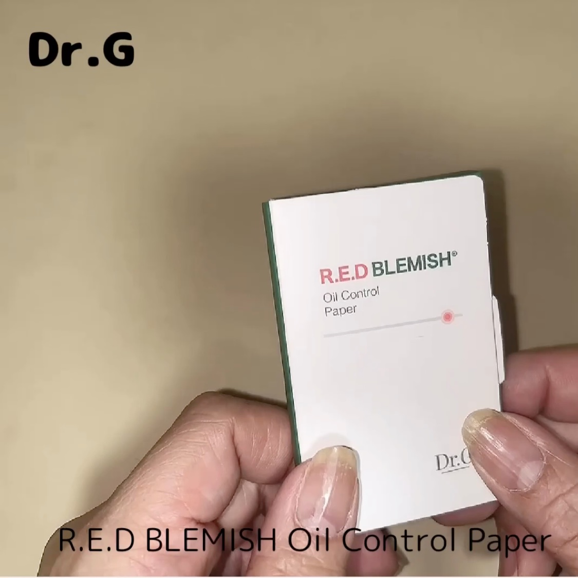 ドクタージー オイルコントロールペーパー/Dr.G/あぶらとり紙の動画クチコミ4つ目