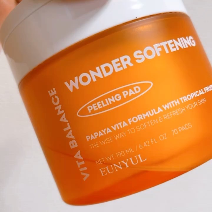 ビタ バランス ワンダー ソフニング ピーリング パッド/EUNYUL/トナーパッドを使ったクチコミ（2枚目）