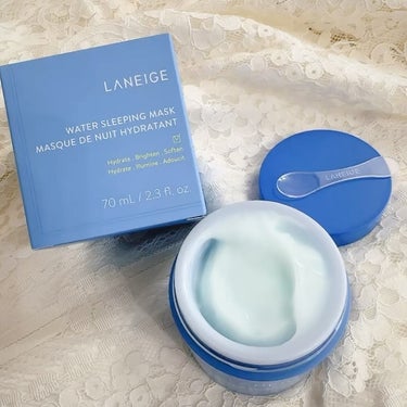 ウォータースリーピングマスク/LANEIGE/フェイスクリームを使ったクチコミ（3枚目）