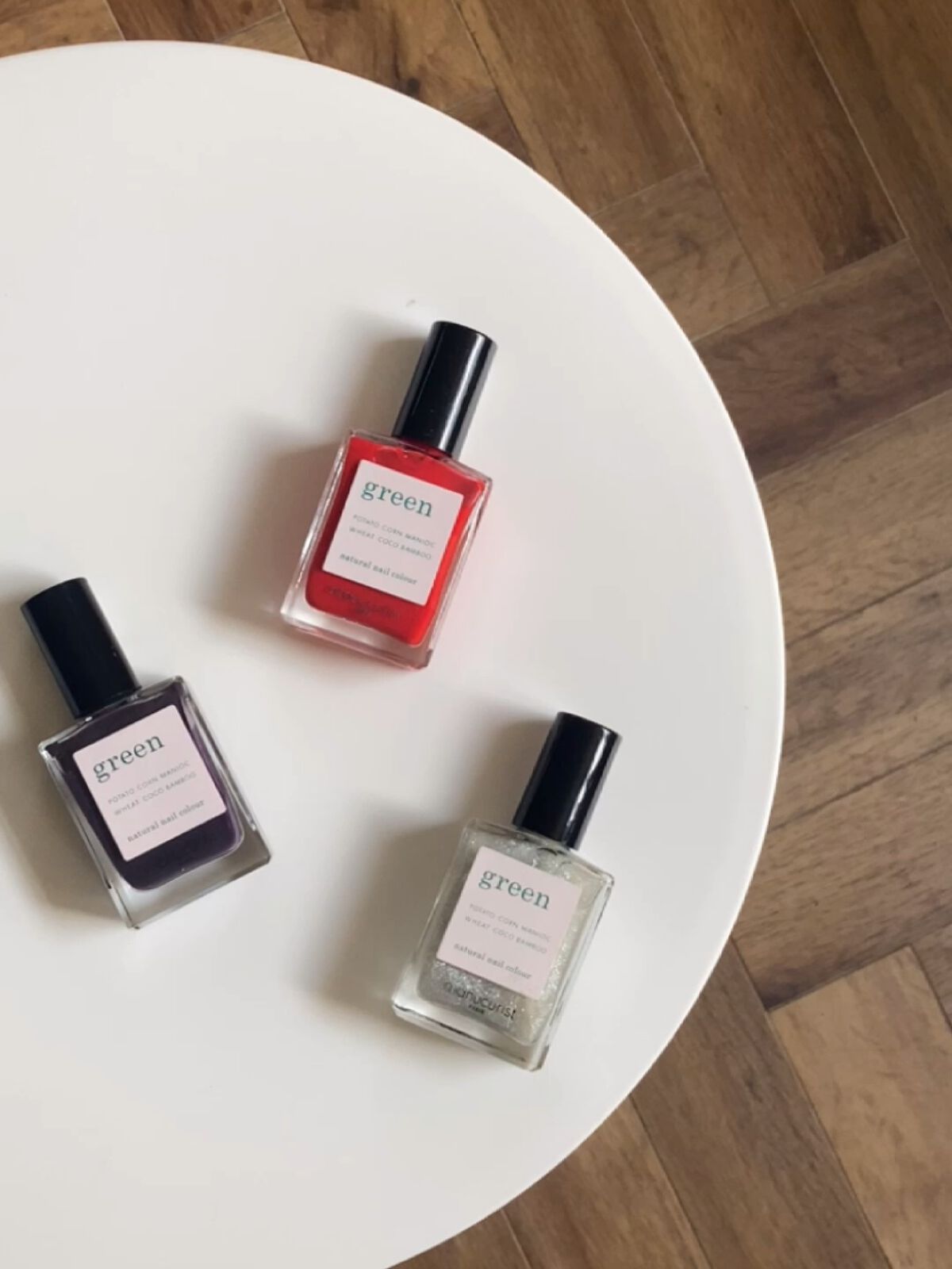 グリーン ナチュラルネイルカラー/manucurist/マニキュアを使ったクチコミ（1枚目）