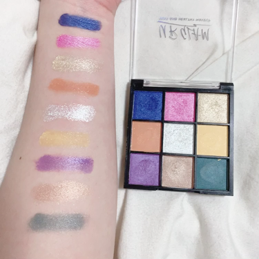 UR GLAM　BLOOMING EYE COLOR PALETTE/U R GLAM/アイシャドウパレットを使ったクチコミ（4枚目）