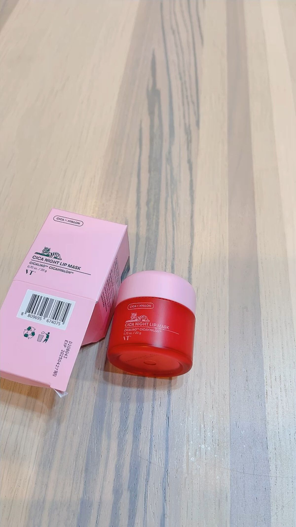 CICA ナイトリップマスク/VT/リップマスクを使ったクチコミ（1枚目）