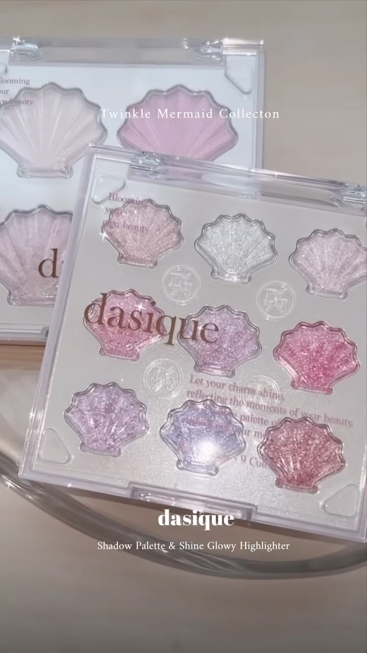 シャイングロイハイライターパレット/dasique/クリームハイライトの人気ショート動画