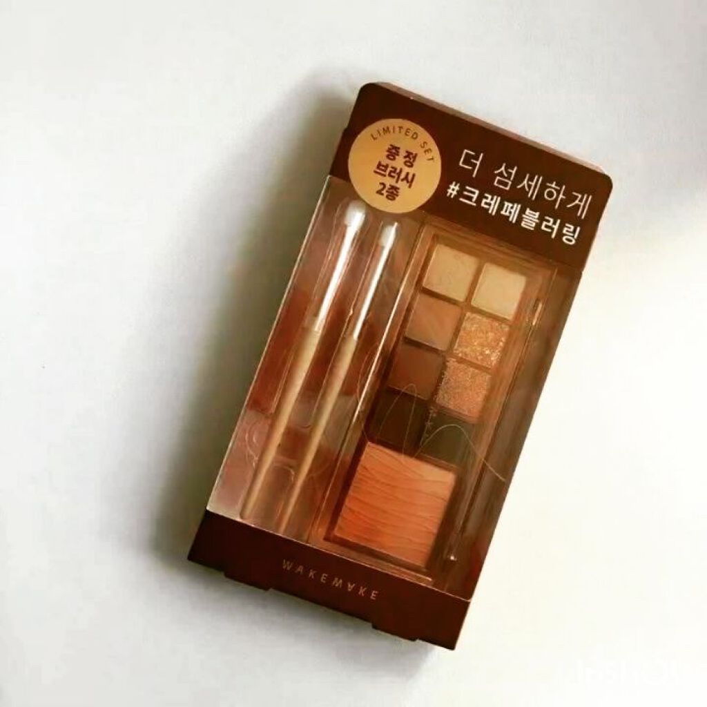 ミックスブラーリングアイパレット/wakemake/マルチパレットを使ったクチコミ（2枚目）