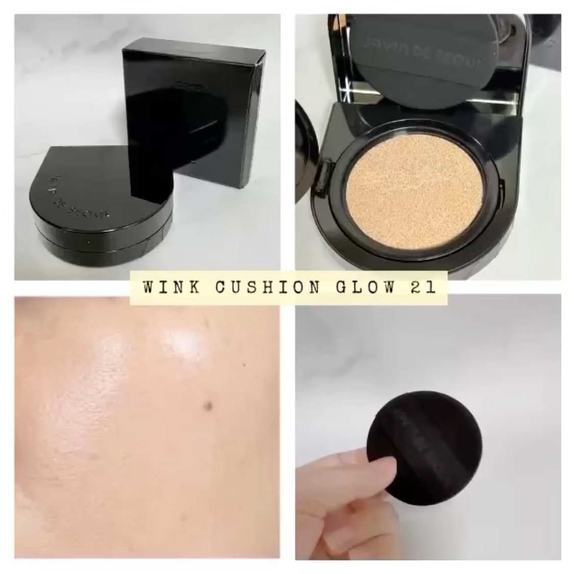 ウィンククッションマットポケット/Javin De Seoul/クッションファンデーションの動画クチコミ1つ目