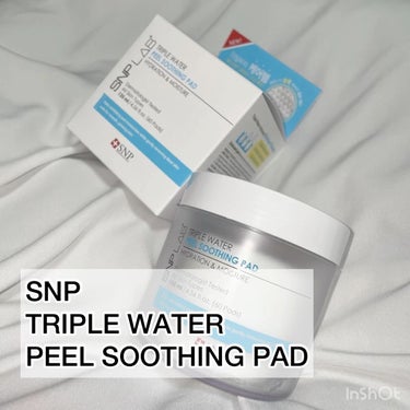 TRIPLE WATER PEEL SOOTHING PAD/SNP/ピーリングを使ったクチコミ（1枚目）