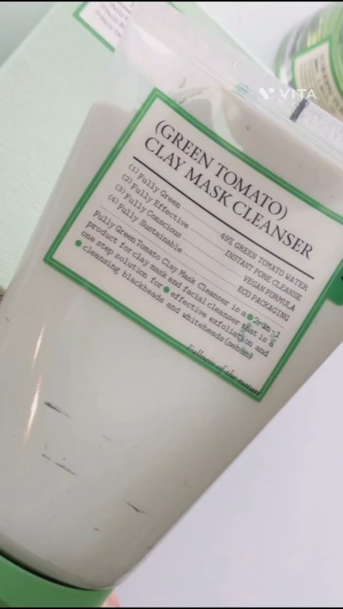 グリーントマトクレイマスククレンザー/FULLY/洗い流すパック・マスクを使ったクチコミ（1枚目）